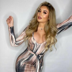 Ember V-neck Bandage Dress