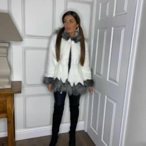 Ella Faux Fur Hooded Coat